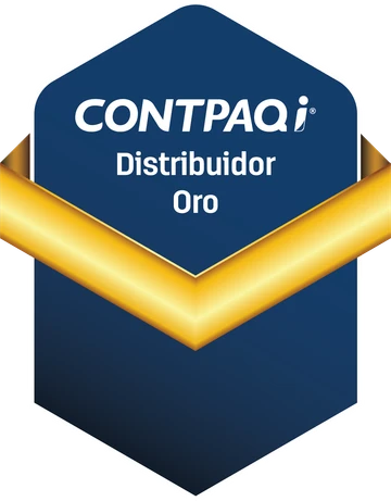 Sello de Distribuidor Oro de CONTPAQi